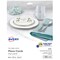 Avery® Printable Place Cards, Sure Feed® Technology, 1-7/16" x 3-3/4", Textured Matte White, Laser & Inkjet Compatible, 150 Blank Tent Cards Total (16109)
